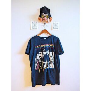 2016 Rainbow Shirt Difficult to Cure Rock Band Shirt- Large